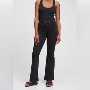 GAP Black High Rise Flare Jeans | Size 26 (2R)